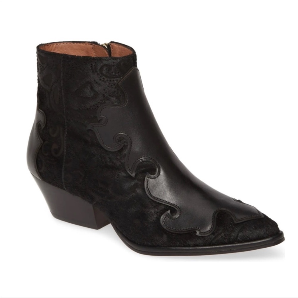Louise et Cie Zenobie Black Western Booties